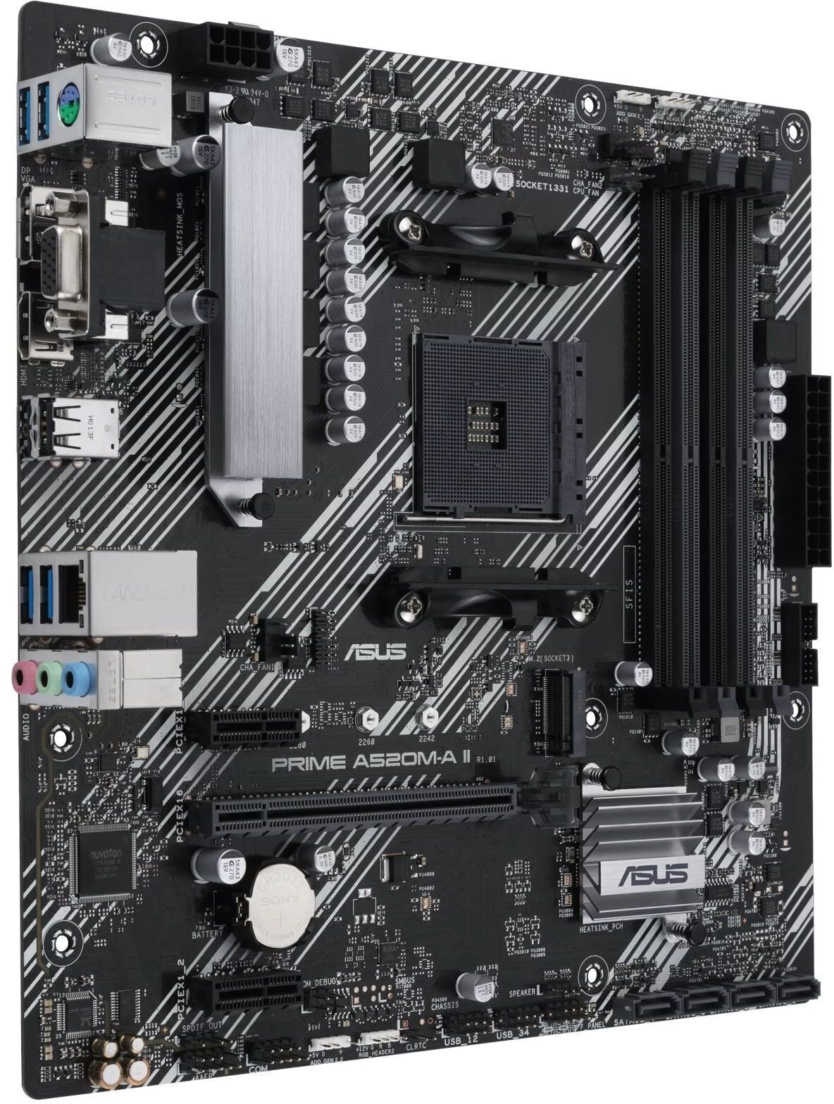 Материнська плата ASUS PRIME A520M-A II/CSM (PRIME_A520M-A_II_CSM) фото2