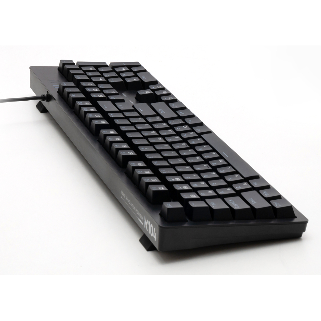 Ігрова клавіатура Thunderobot K104 Blue Switch USB UA Black (6932066309046) фото4