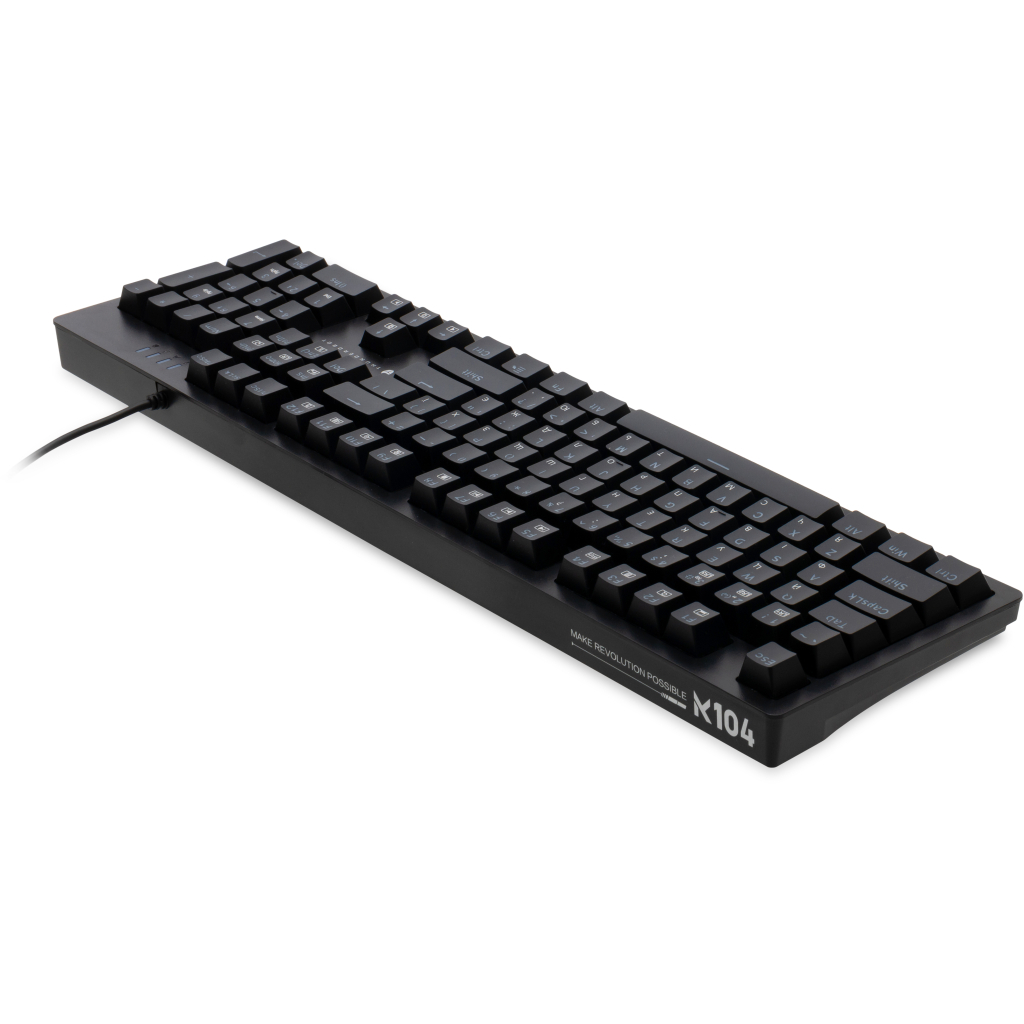 Ігрова клавіатура Thunderobot K104 Blue Switch USB UA Black (6932066309046) фото5