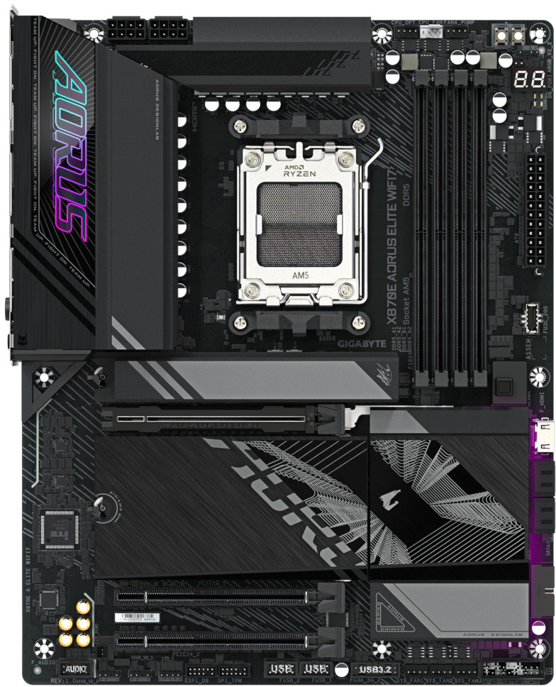 Материнська плата GIGABYTE X870E AORUS ELITE WIFI7 (X870E_A_ELITE_WIFI7) фото3