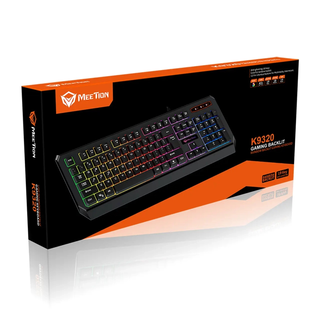 Игровая клавиатура Meetion K9320 USB UA Black (MT-K9320-A-RUA) фото3