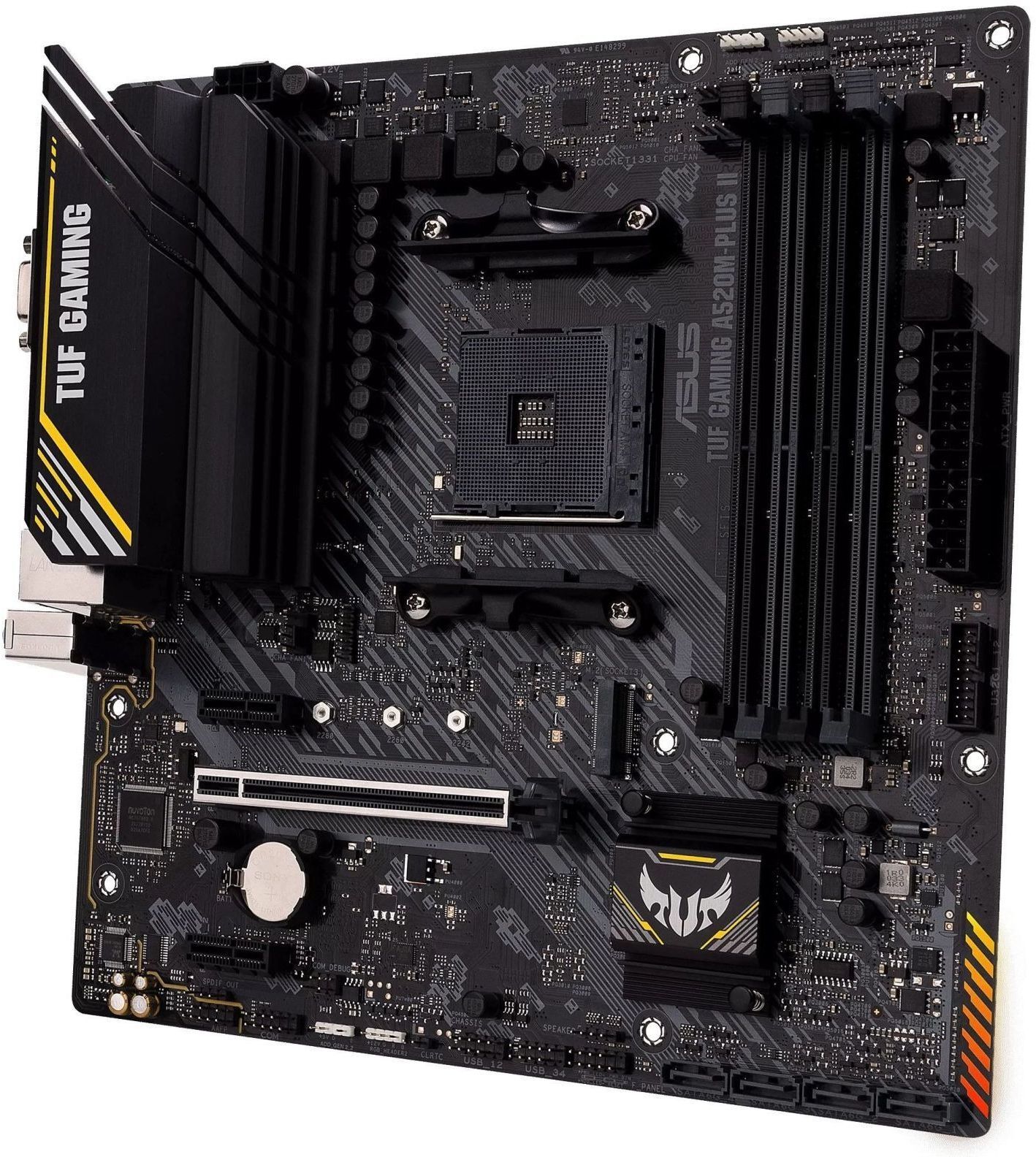Материнська плата ASUS TUF GAMING A520M-PLUS II (TUF_GAMING_A520M-PLUS_II) фото3