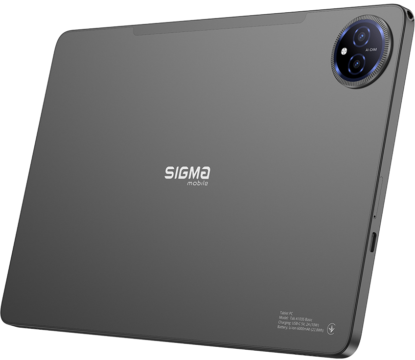 Планшет Sigma Tab A1035 Basic 10.1" 6/128GB Dark Grey фото
