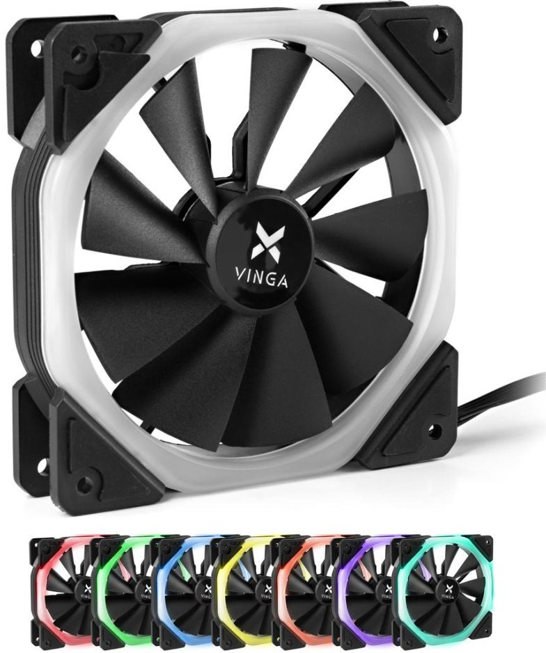 Вентилятор для корпуса Vinga RGB Fan-03 (RGB fan-03) фото
