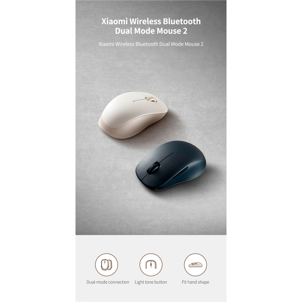 Миша Xiaomi Dual-mode Wireless Mouse 2 Black (BHR8850GL) фото4