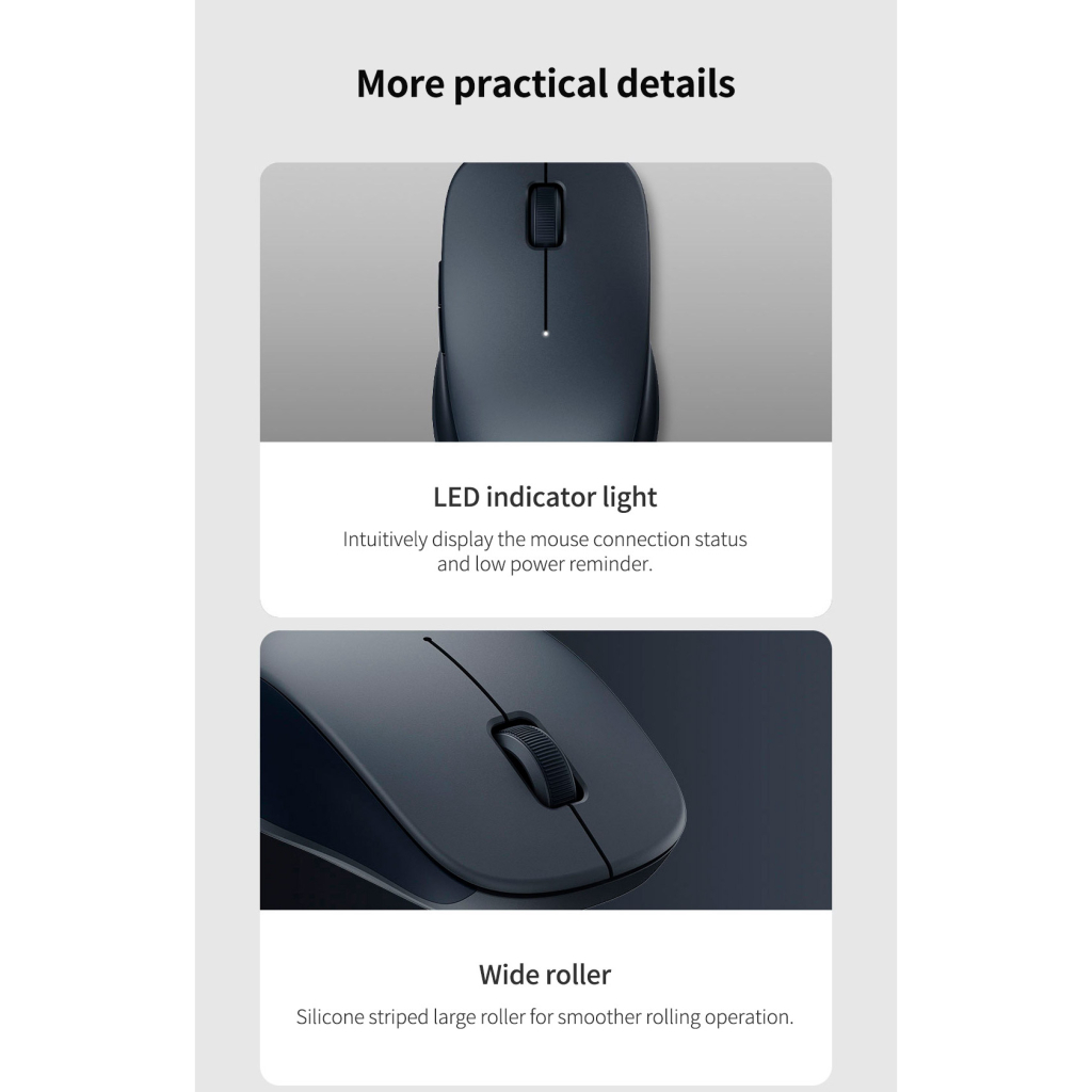 Миша Xiaomi Dual-mode Wireless Mouse 2 Black (BHR8850GL) фото8