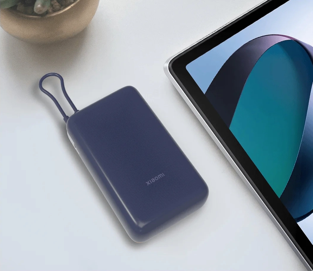 Павербанк Xiaomi 20000mAh 33W(Integrated Cable) синій фото