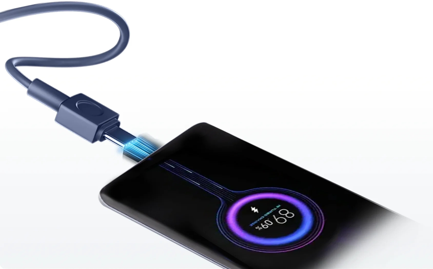 Павербанк Xiaomi 20000mAh 33W(Integrated Cable) синій фото