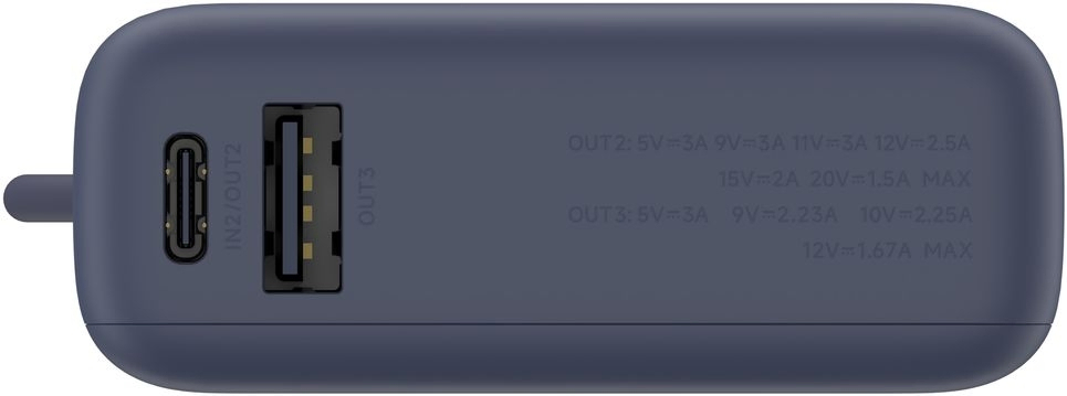 Павербанк Xiaomi 10000mAh 33W Integrated Cable синій фото