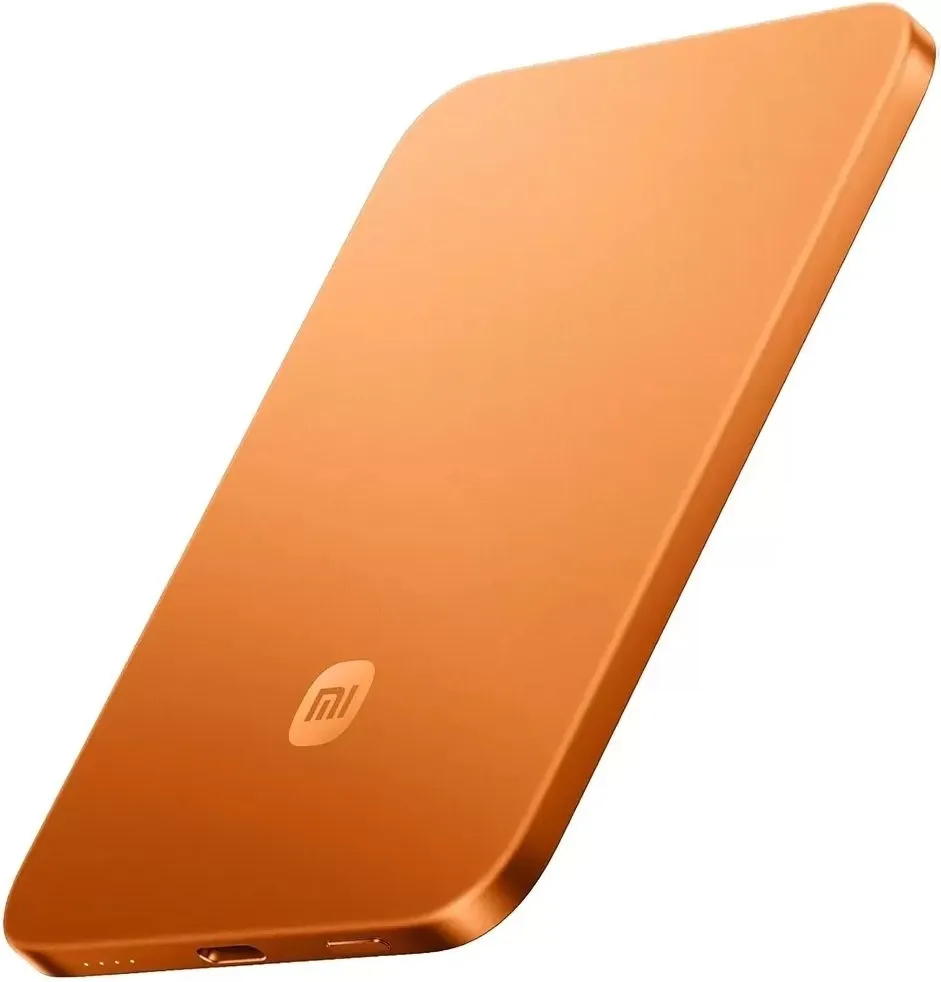 Павербанк Xiaomi UltraThin Magne 5000mAh 15W оранжевий фото
