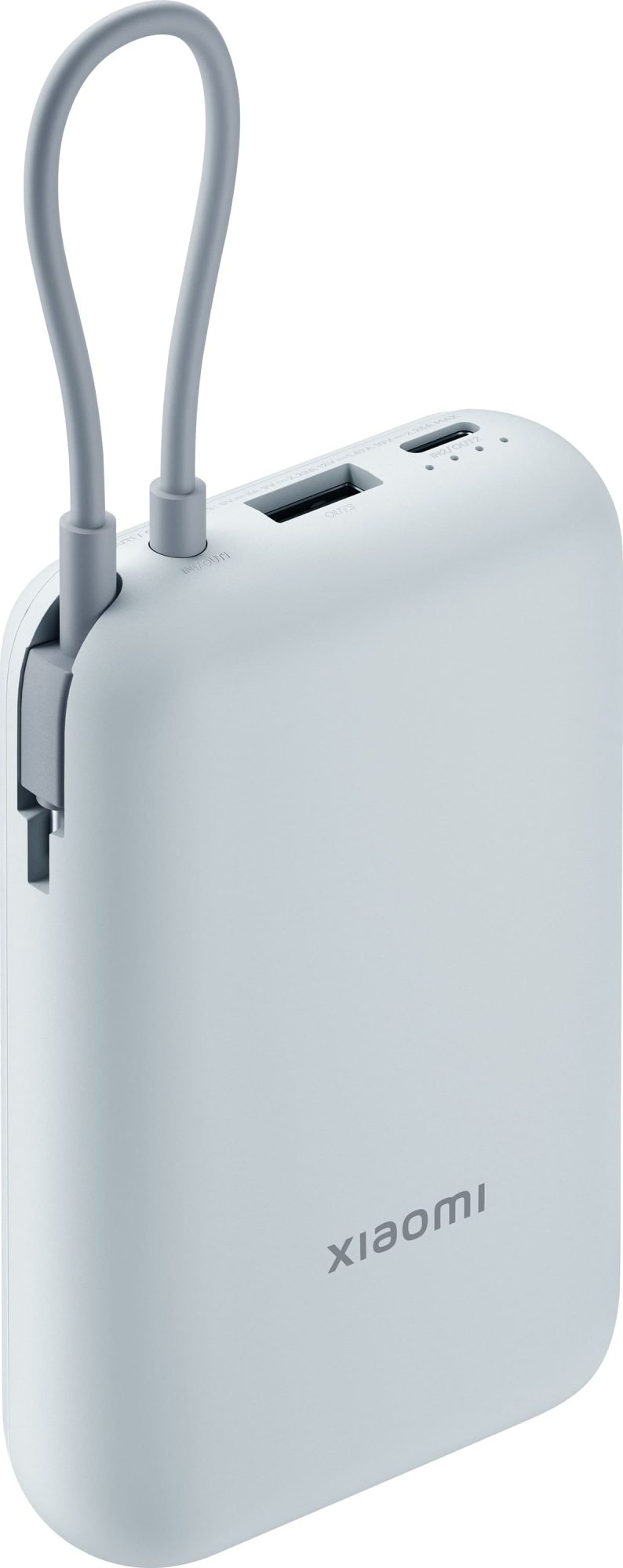 Павербанк Xiaomi 10000mAh(Integrated Cable) синій фото