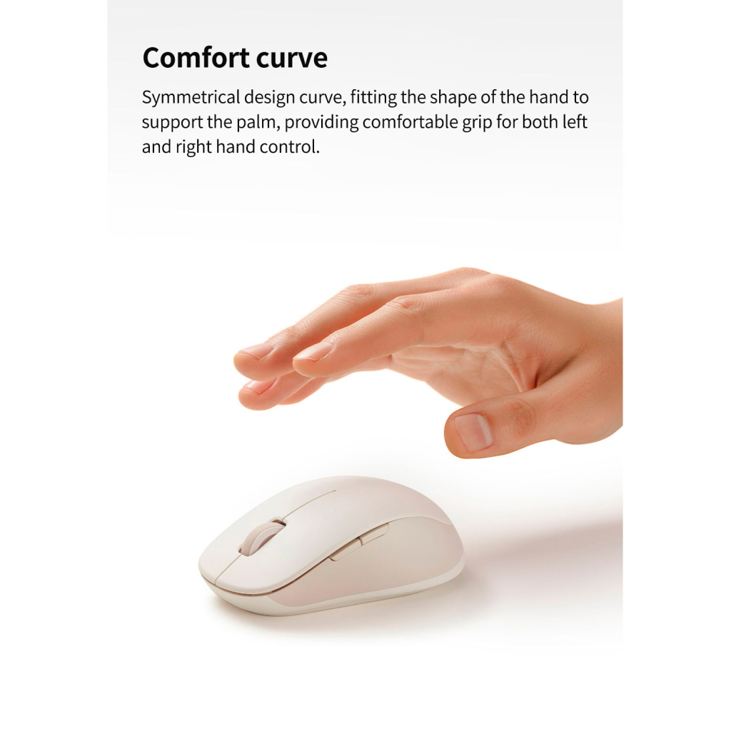 Мишь Xiaomi Dual-mode Wireless Mouse 2 White фото7