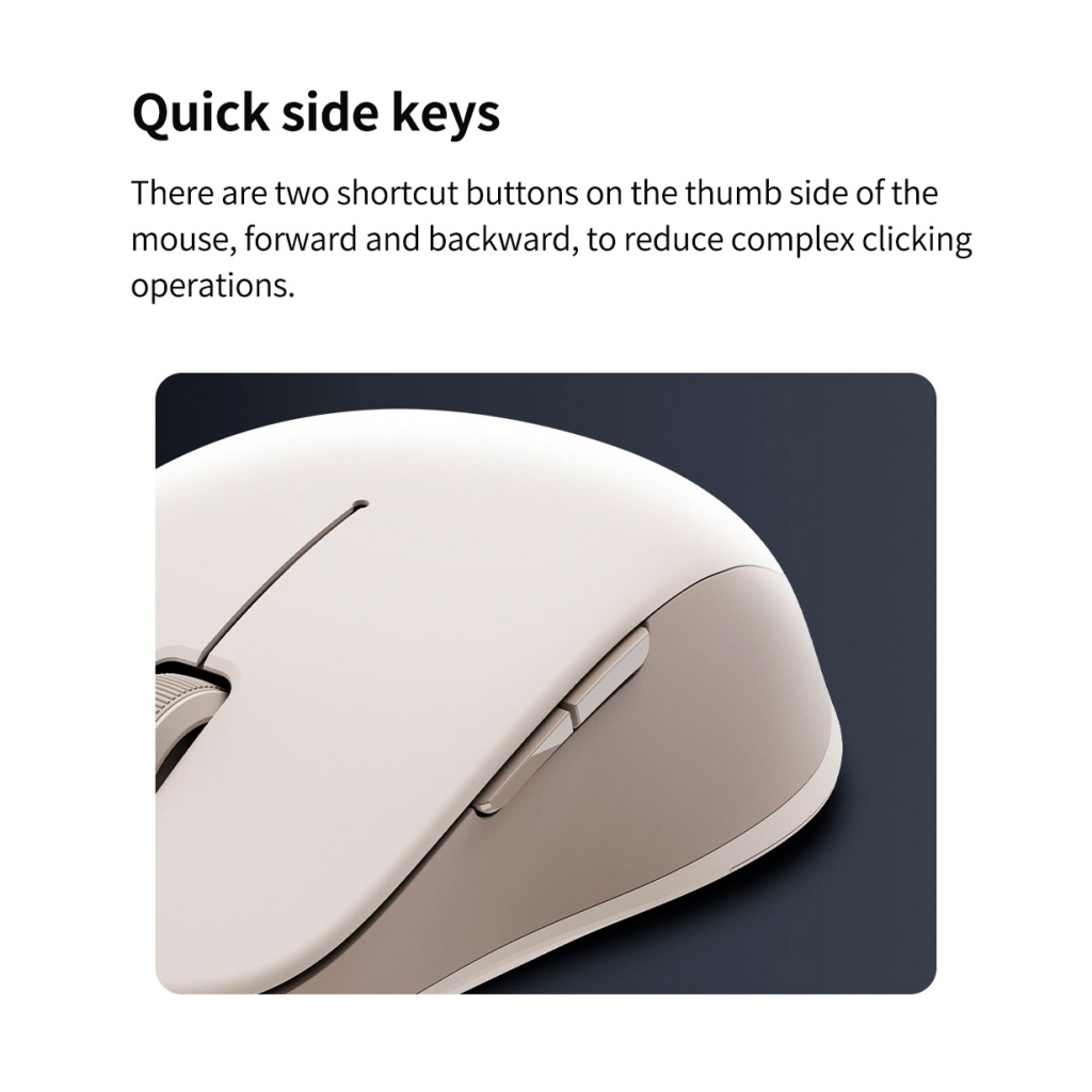 Мишь Xiaomi Dual-mode Wireless Mouse 2 White фото8