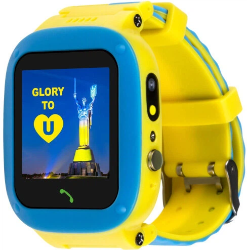 Смарт-годинник для дітей AmiGo GO004 GLORY Blue-Yellow фото2