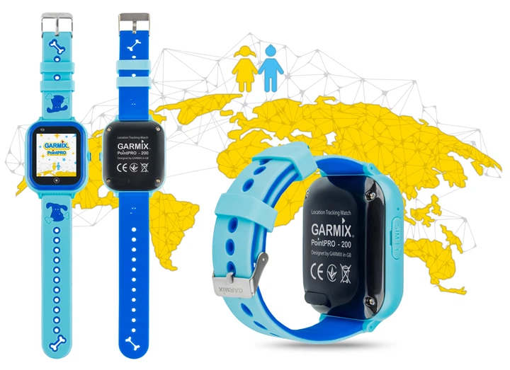 Смарт-годинник для дітей GARMIX PointPRO-200 4G BLUE Блакит. фото