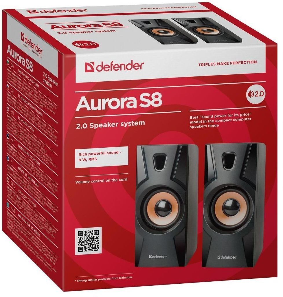 Акустика Defender Aurora S8 Black (65408) фото