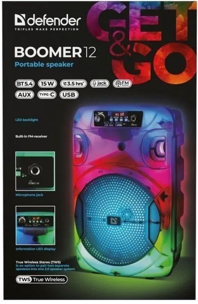 Акустична система Defender Boomer 12 (65412) фото