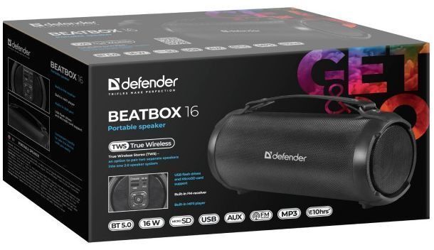 Акустична система Defender Beatbox 16 Black (65216) фото5