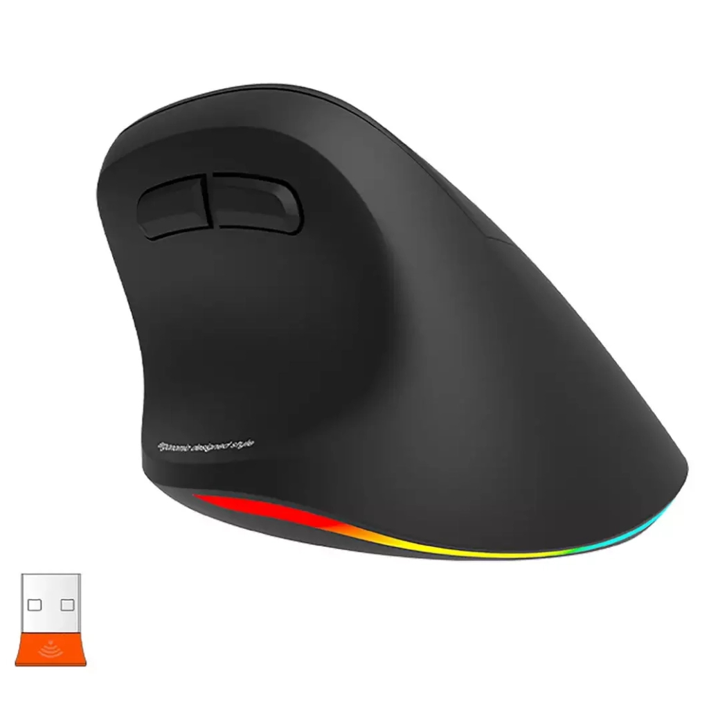 Мышь Meetion BTM010R RGB Bluetooth/Wireless Black (MT-BTM010R-A) фото2