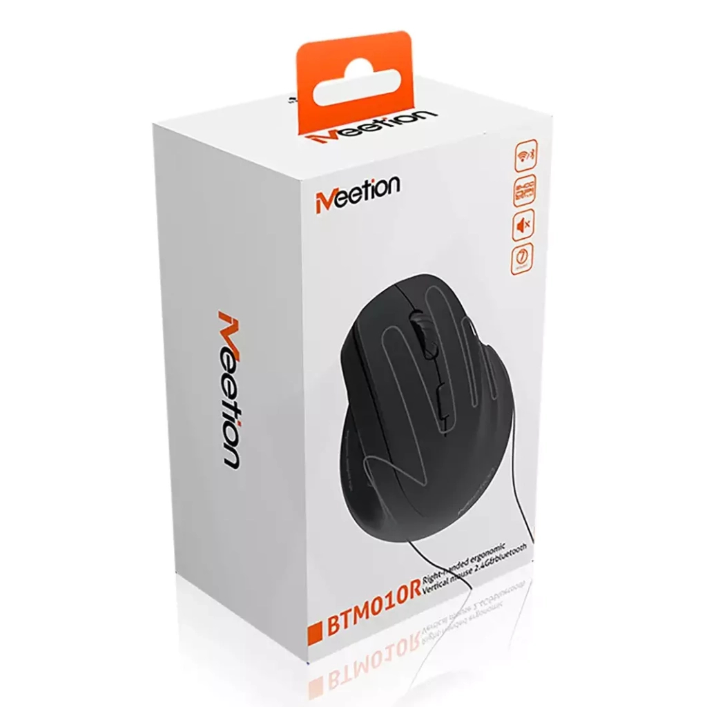 Мышь Meetion BTM010R RGB Bluetooth/Wireless Black (MT-BTM010R-A) фото3