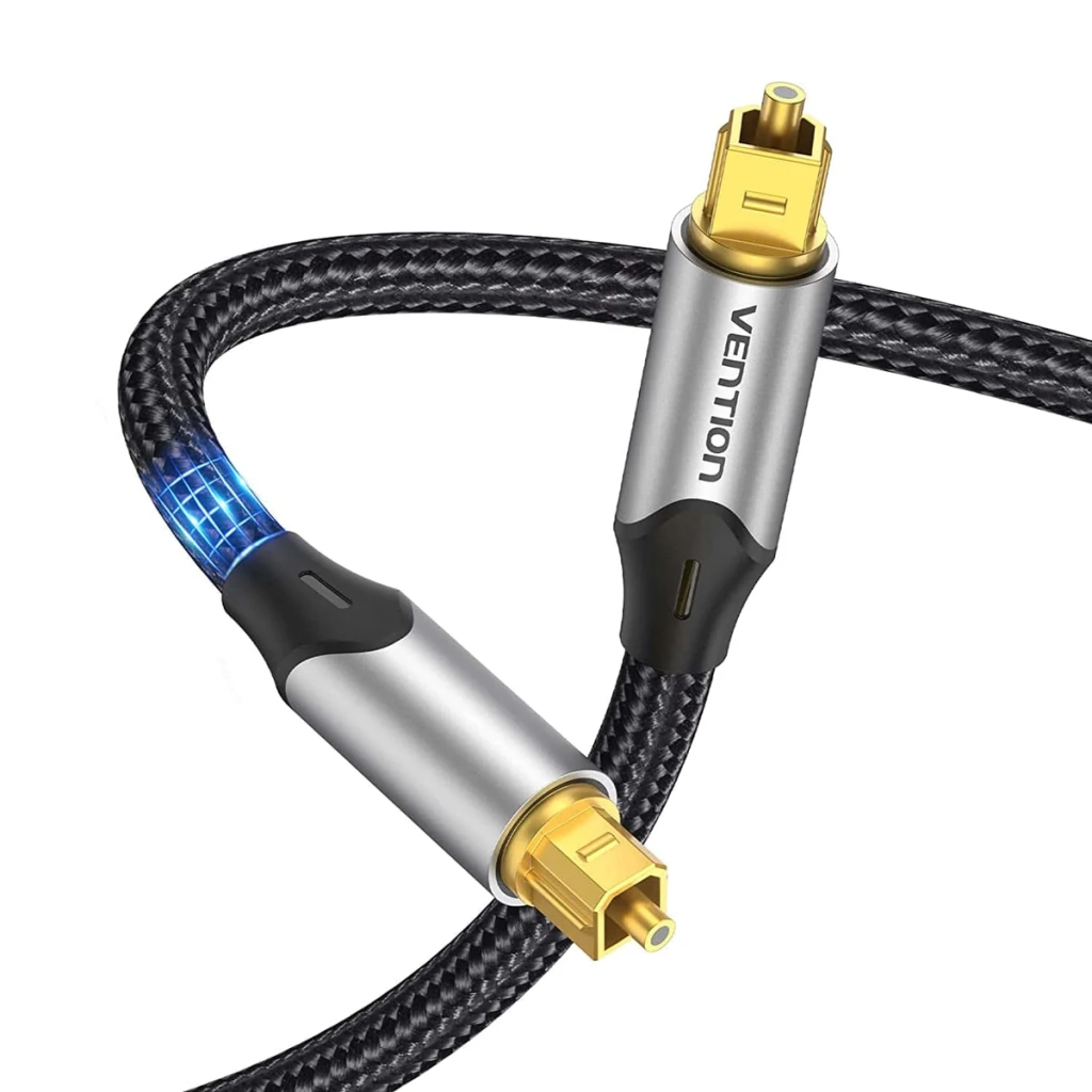Кабель Optical Toslink 1.0m gray Vention (BAVHF) фото
