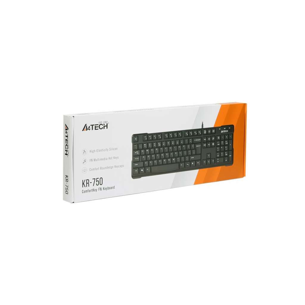 Клавіатура A4Tech KR-750-BLACK-US (4711421805827) фото5