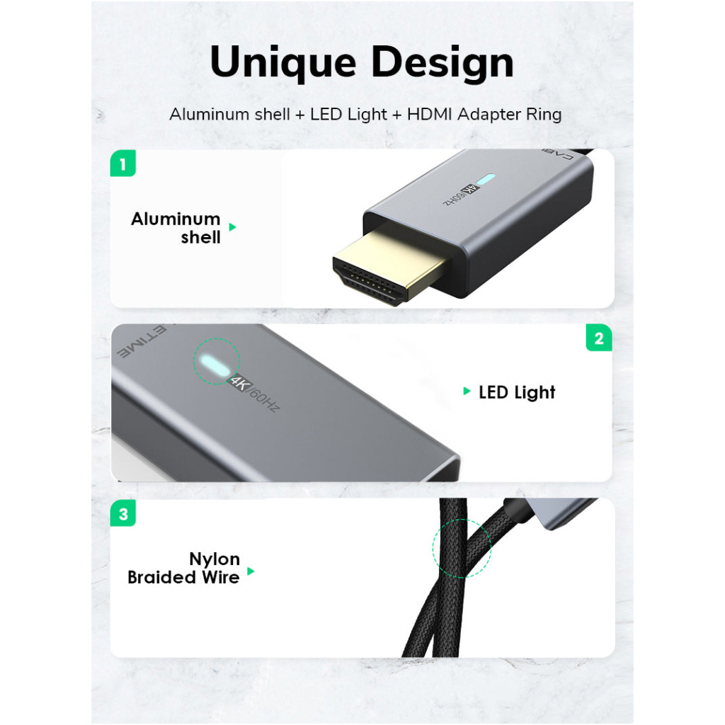Кабель miniDisplayPort M to HDMI M 1.0m Cabletime (CA914593) фото