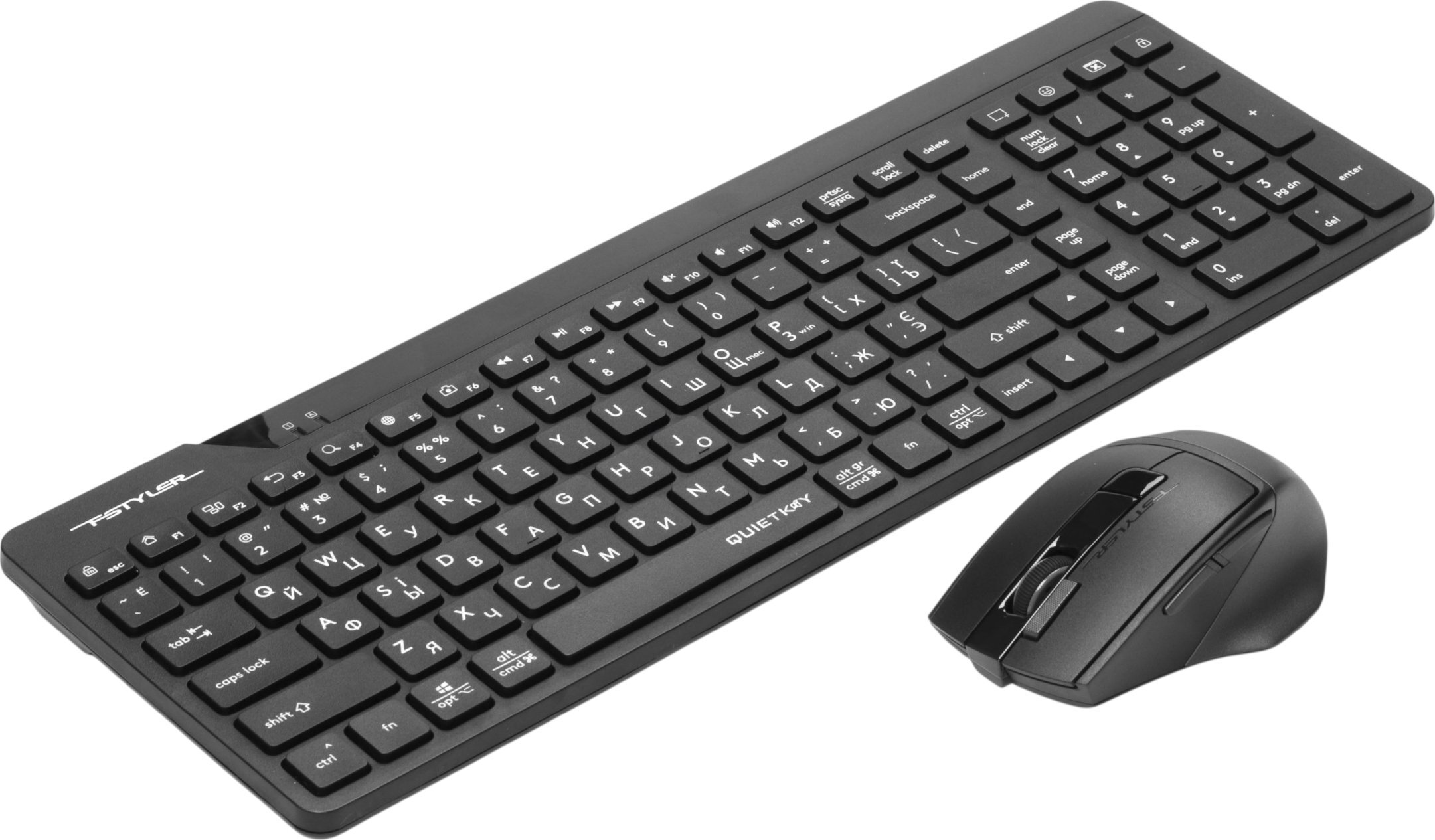 Комплект A4Tech FG2400 Air2 Wireless UA Black (4711421000062) фото2