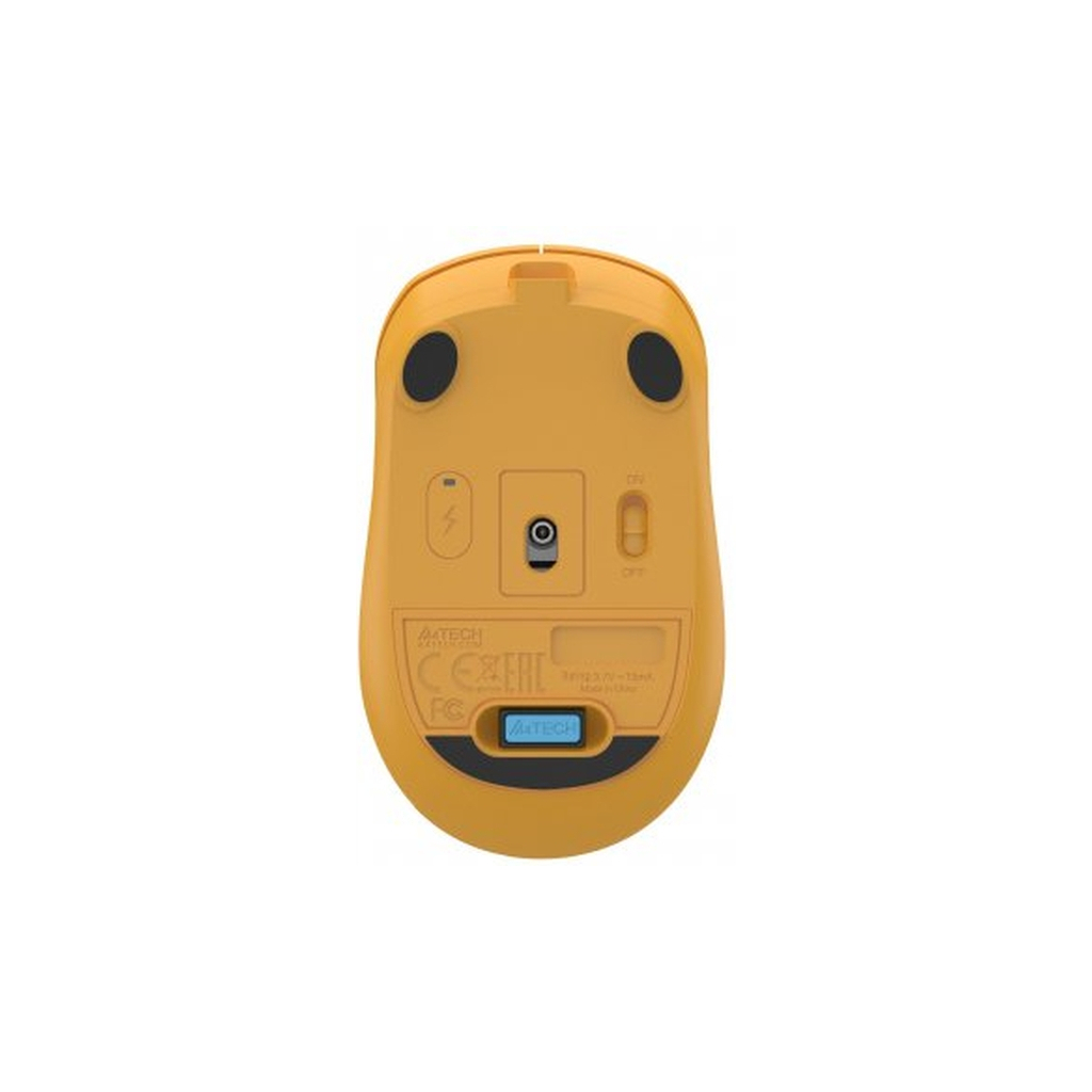 Мышь A4Tech FG15CS Air2 Wireless Yellow (4711421001236) фото