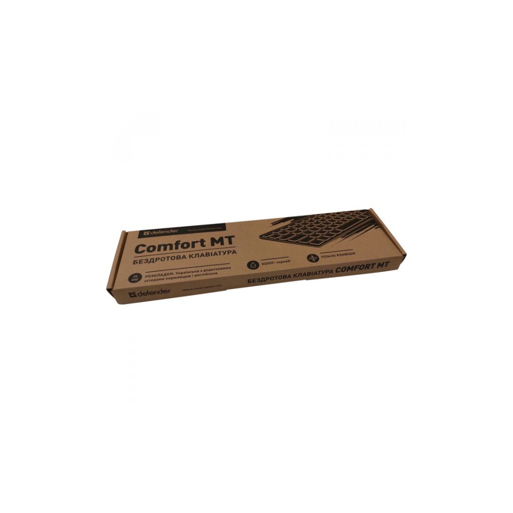 Клавиатура Defender Comfort MT Wireless UA Black (450950) фото3