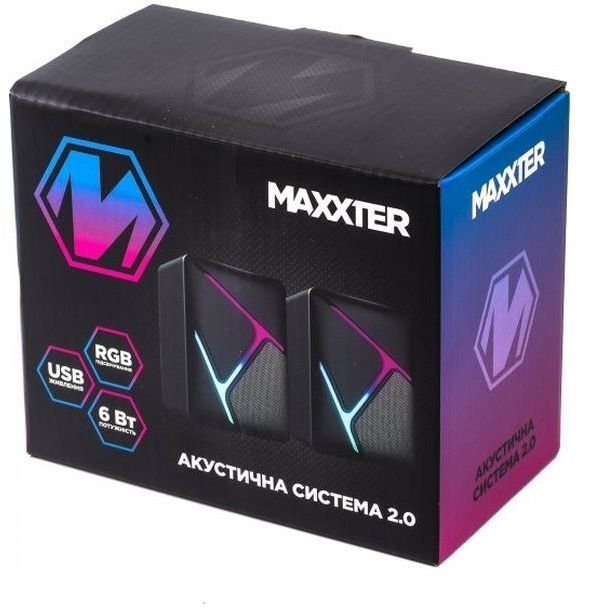 Акустика Maxxter CSP-U004RGB USB Black (CSP-U004RGB) фото4