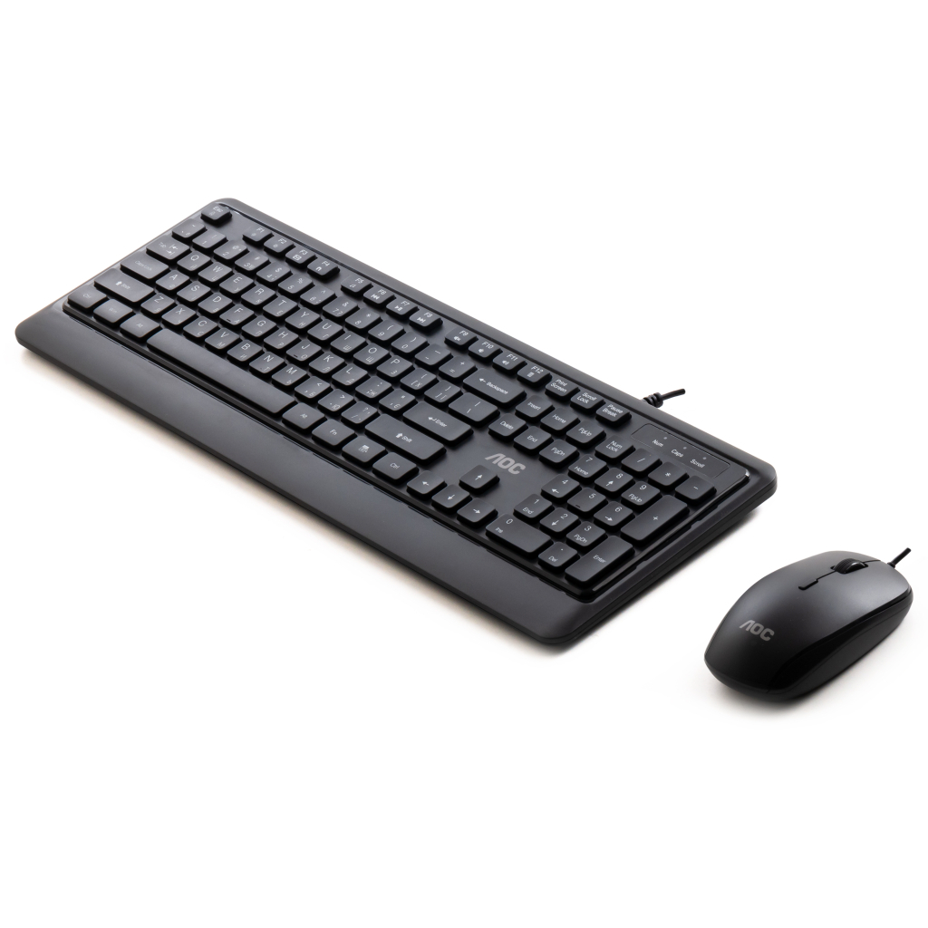 Комплект AOC KM220B USB UA Black (KM220B/97) фото