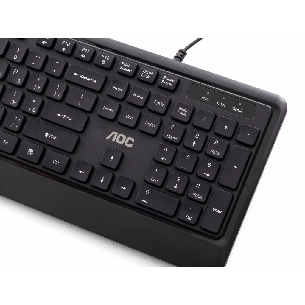 Комплект AOC KM220B USB UA Black (KM220B/97) фото