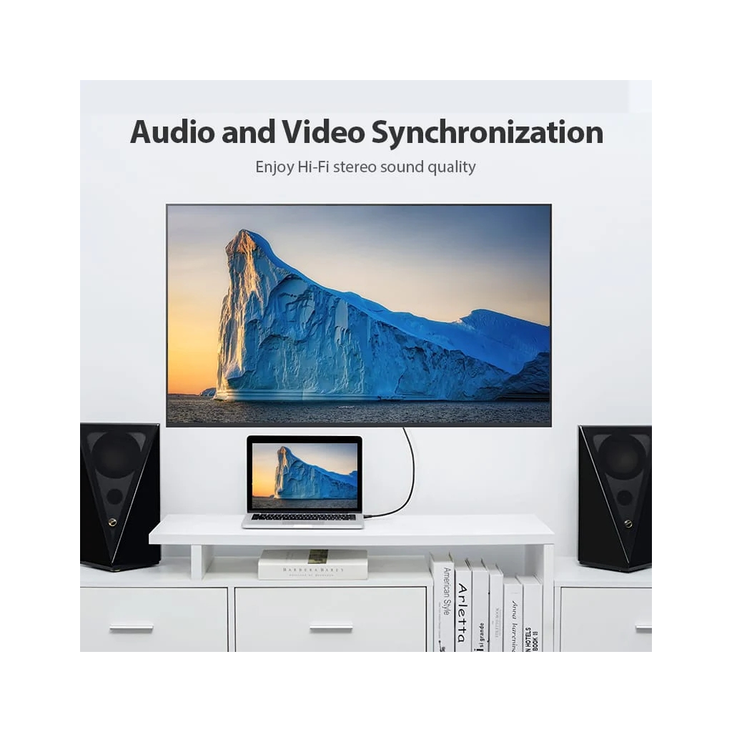 Кабель HDMI M to HDMI M 3.0m 4K60Hz black Vention (AAIBI) фото