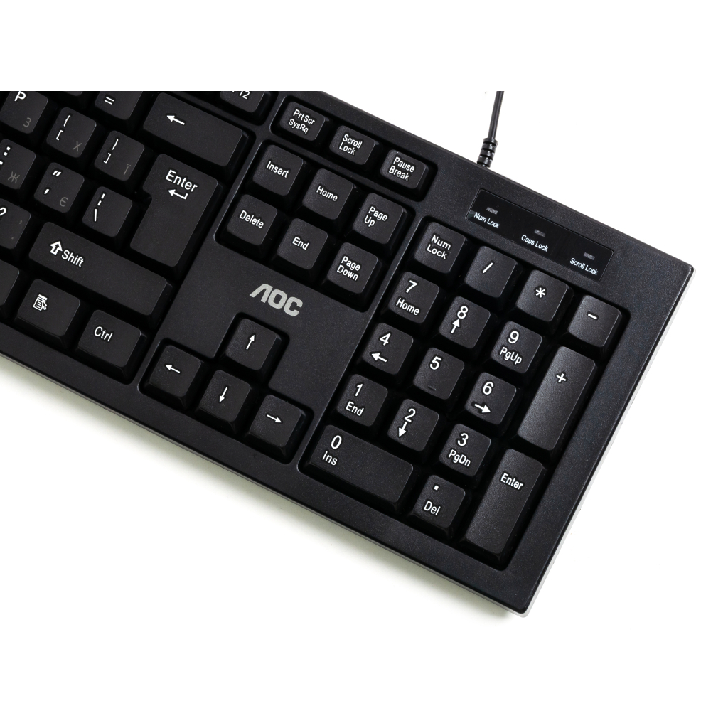 Комплект AOC KM160B USB UA Black (KM160B/97) фото6