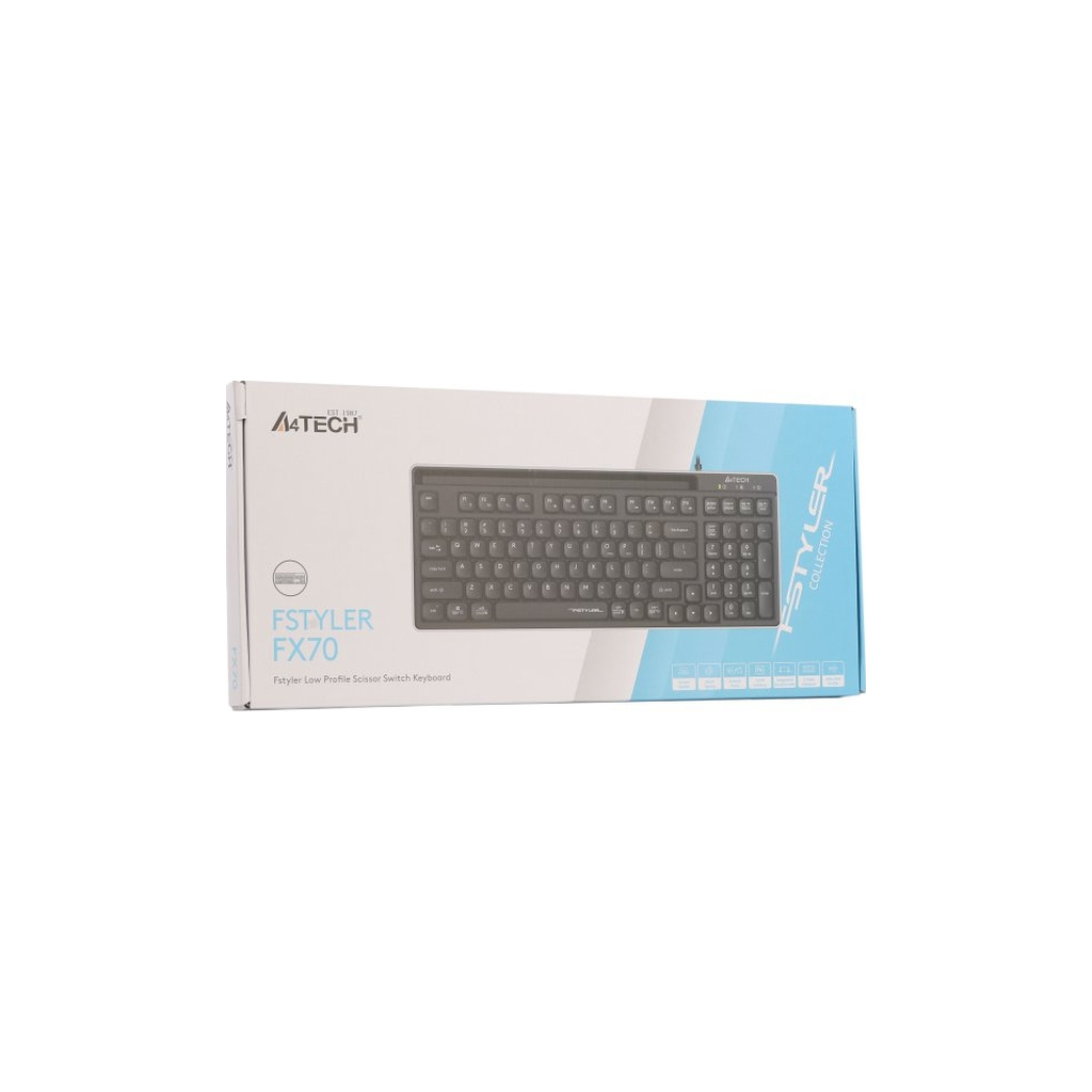 Клавіатура A4Tech FX70 USB Black (4711421001861) фото9