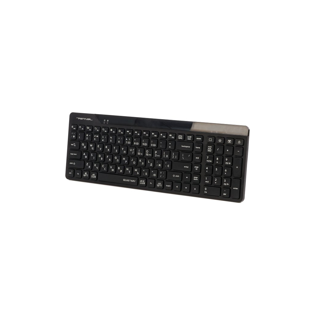 Клавіатура A4Tech FBK23 AS Wireless/Bluetooth Black (4711421001168) фото2