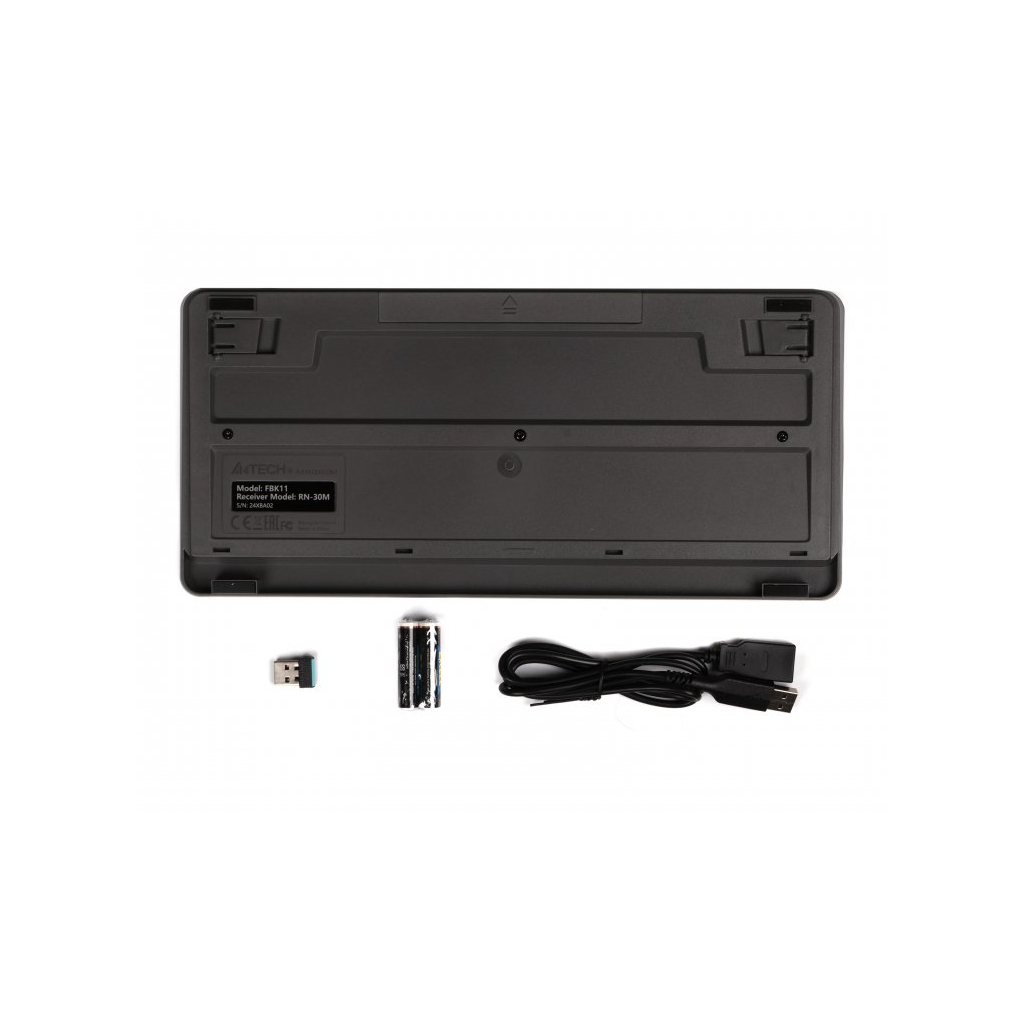 Клавіатура A4Tech FBK11 Wireless Grey (4711421965422) фото6