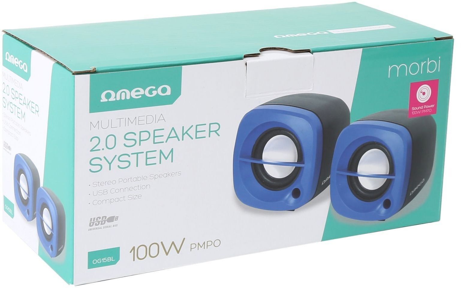 Акустика Omega OG-15 6W blue USB (OG15BL) фото2
