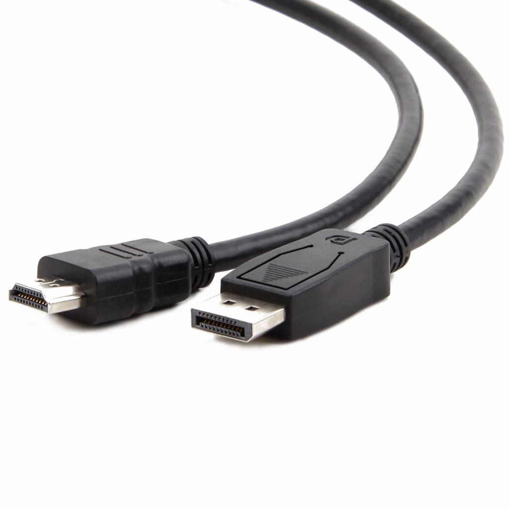 Кабель DisplayPort M to HDMI M 1.8m Cablexpert (CC-DP-HDMI-6) фото