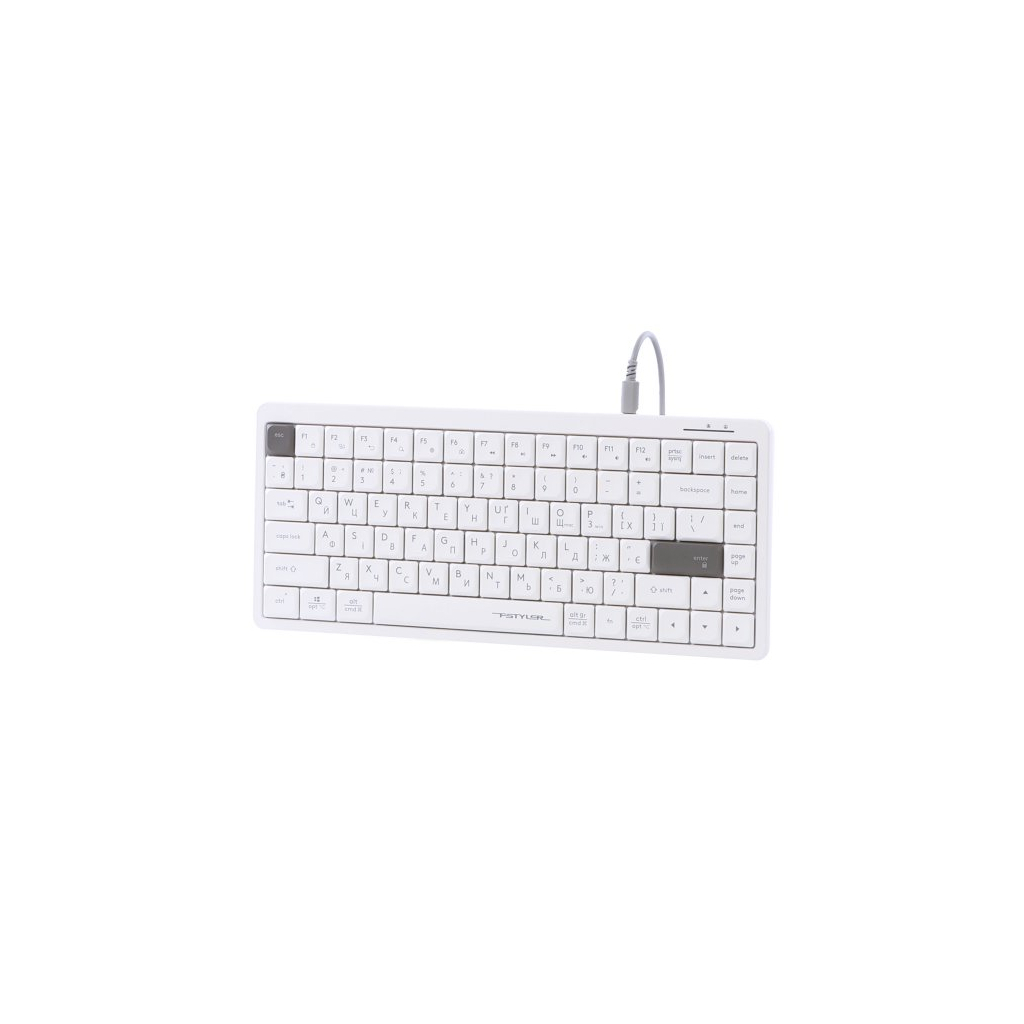 Клавіатура A4Tech FX53 USB UA White (4711421002400) фото3