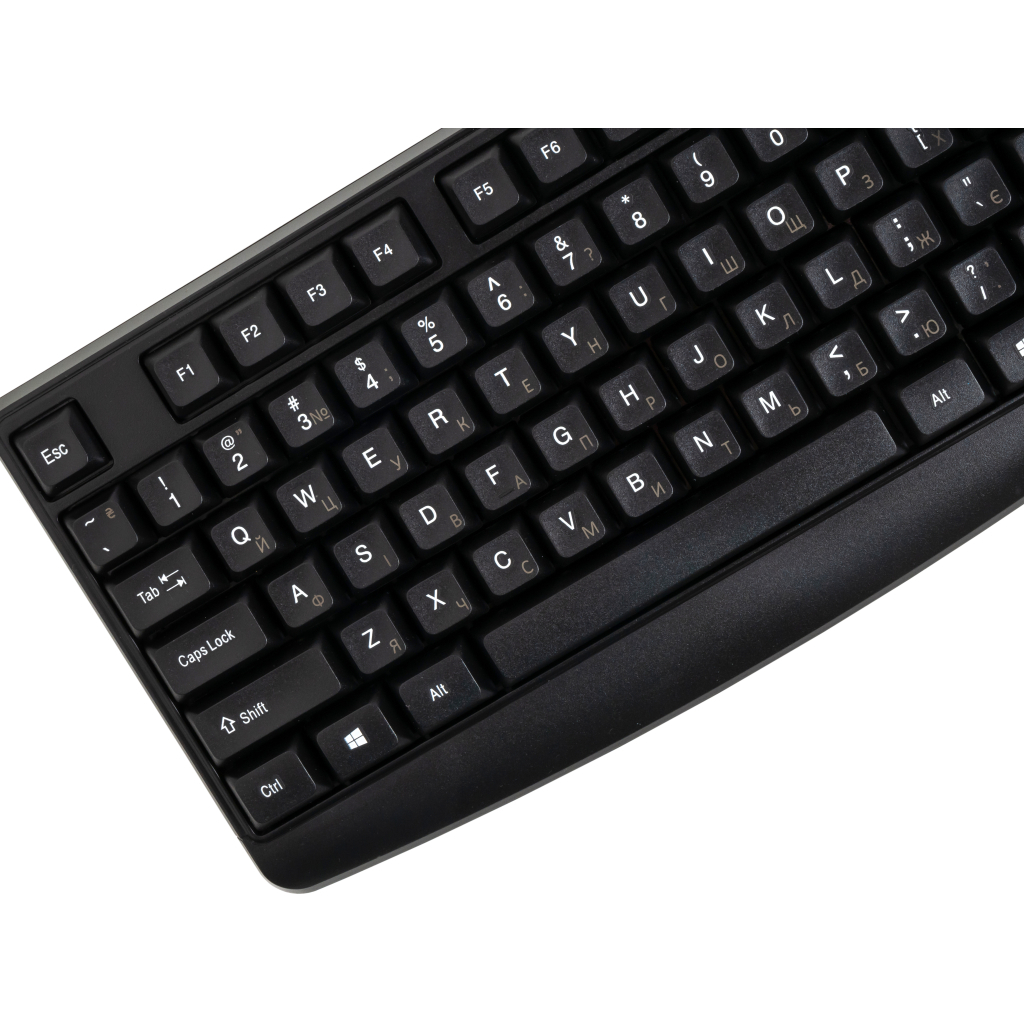 Клавіатура AOC KB120B USB UA Black (KB120B/97) фото
