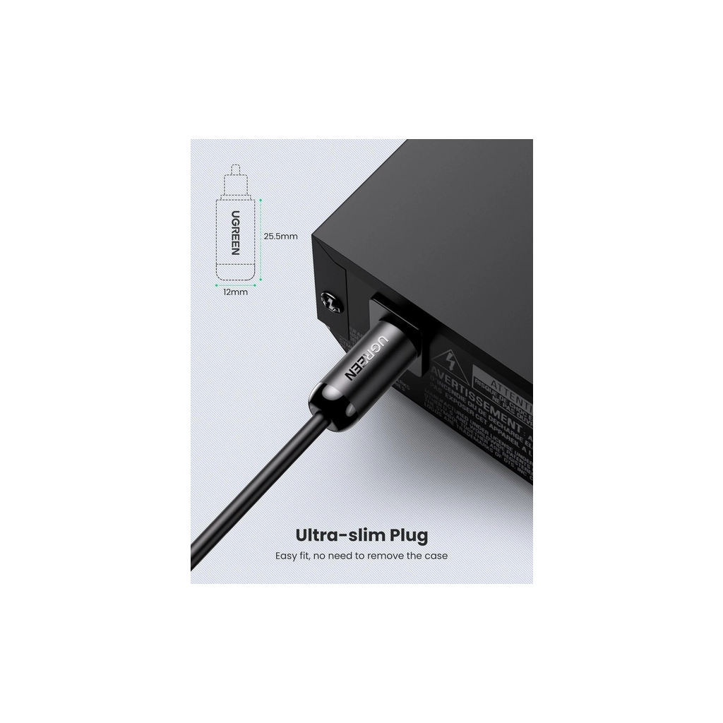 Кабель Optical Toslink 1.0m AV122 black Ugreen (70890) фото7