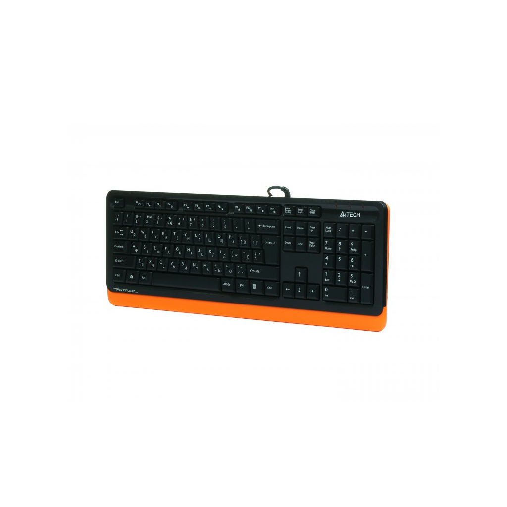 Клавіатура A4Tech FKS10 USB Orange (4711421963398) фото2