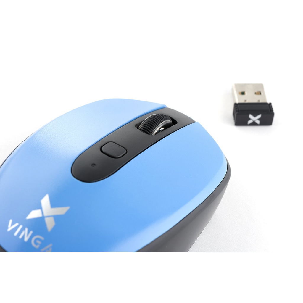 Мишка Vinga MSW-908 Silent Click blue фото