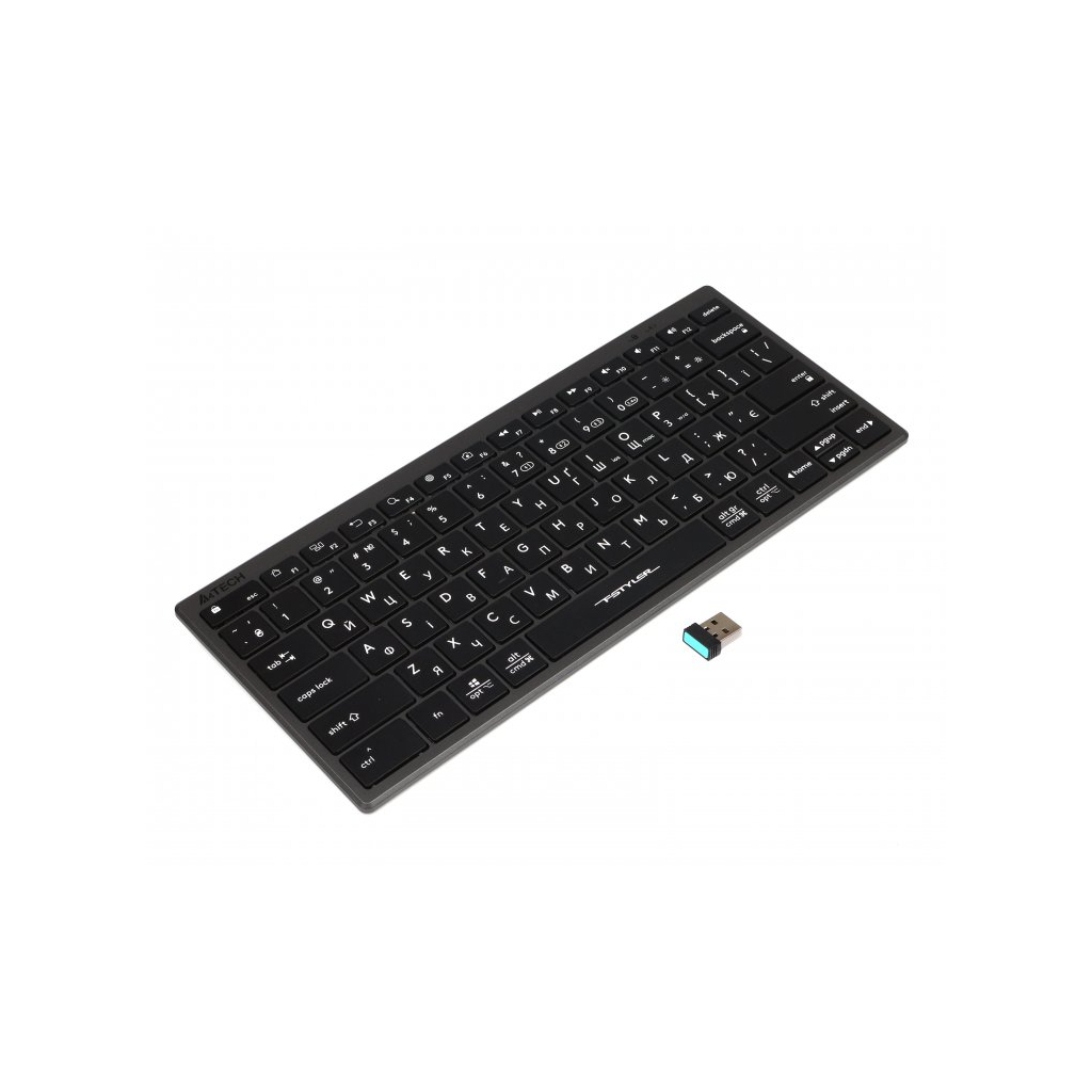 Клавіатура A4Tech FBX51C Wireless/Bluetooth Grey (4711421969765) фото4