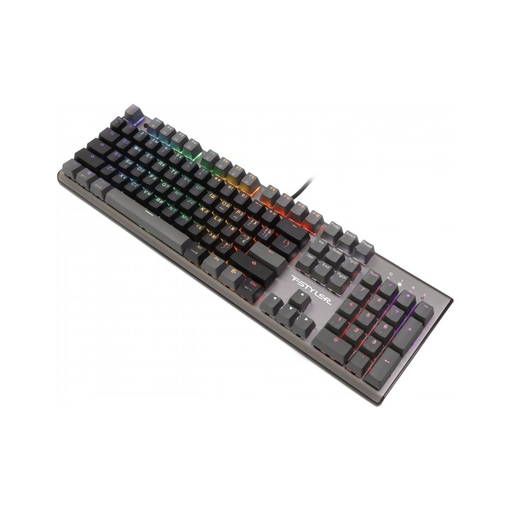 Клавіатура A4Tech FS100 RGB FS Switch USB Stone Black (4711421000567) фото