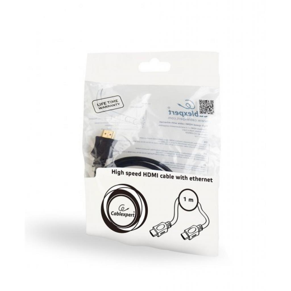 Кабель мультимедійний HDMI M to HDMI M 1.0m Cablexpert (CC-HDMI4L-1M) фото4