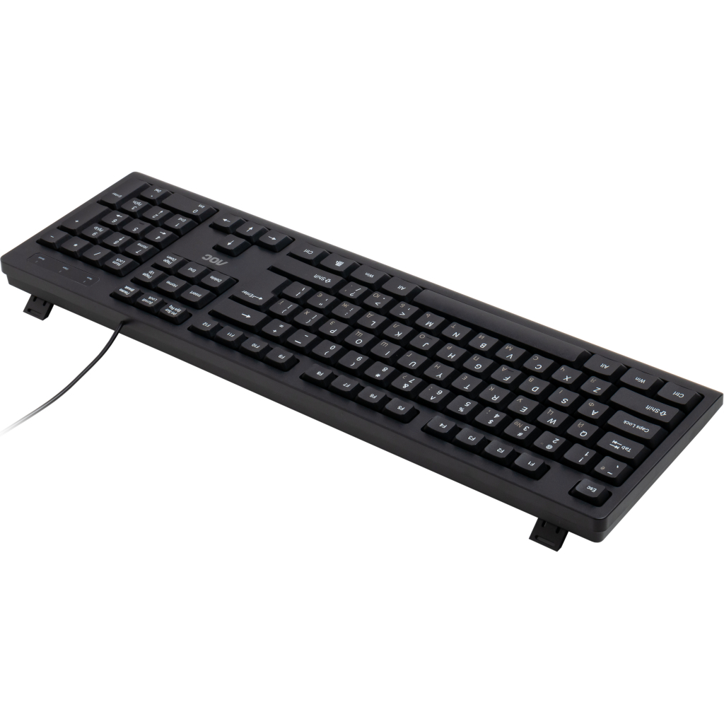 Клавіатура AOC KB100B USB UA Black (KB100B/97) фото