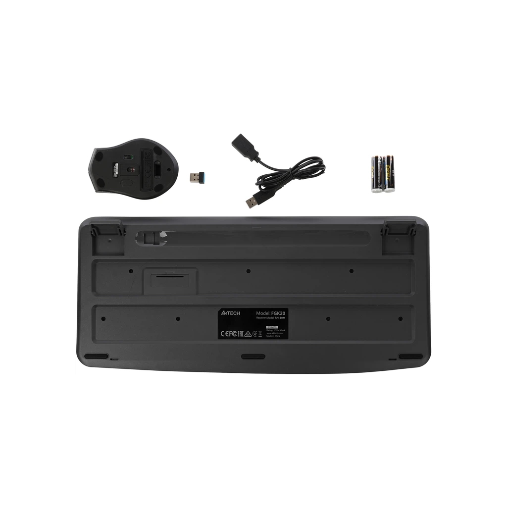 Комплект A4Tech FG2500S Plus Wireless UA Grey (4711421003261) фото